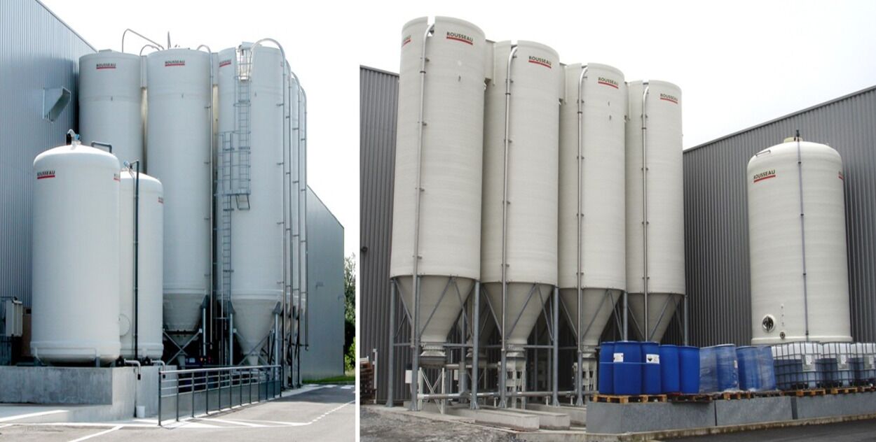 Silos industrie et cuve
