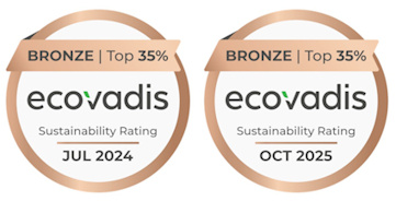 médailles Ecovadis 2024 & 2025_site internet
